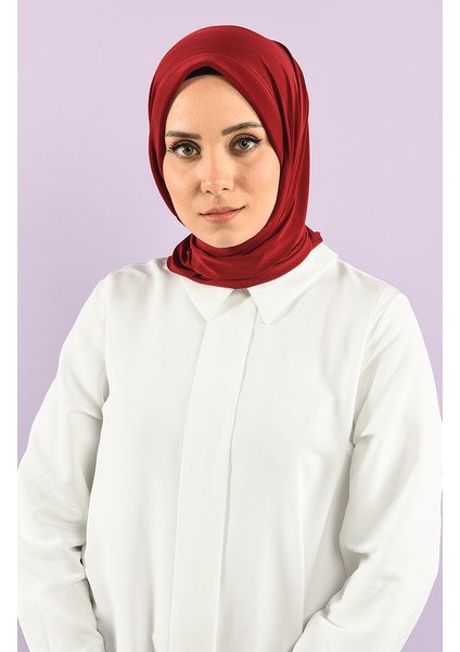 Tak Çık Pratik Eşarp 1157-14 Vişne