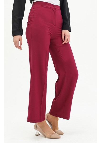 Bol Paça Pantolon 1141-05 Mürdüm