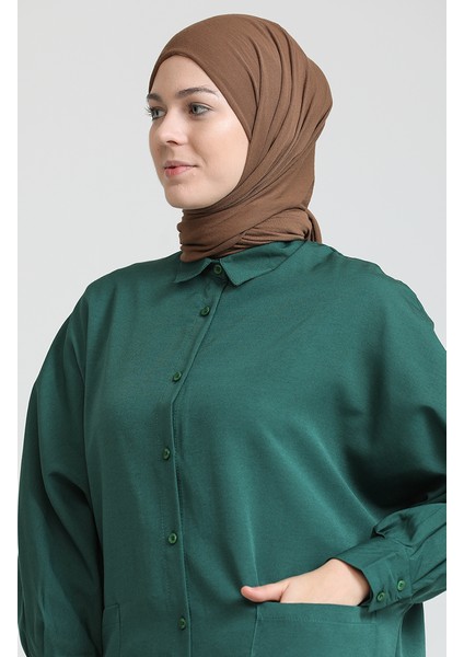 Cepli Tunik 2561-07 Zümrüt Yeşili