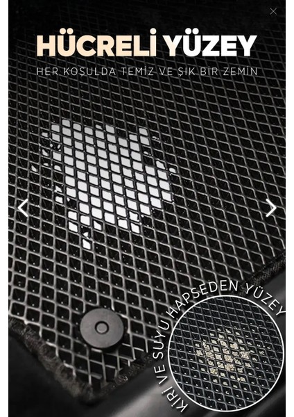 Volkswagen Amarok 2010-2022 Yeni Nesil Eva Oto Paspas Takımı Metal Topukluk-Logo fırsatları