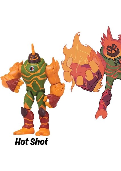 Ben 10 BEN10 Ben 10 Hot Shot Hotshot Oyuncakları Figürleri