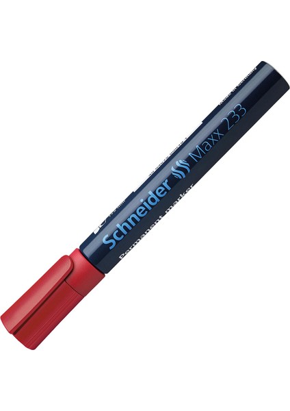 Schneıder Permanent Markör Maxx 233 Kesik Uç 1-5 mm Kırmızı SCM245 1