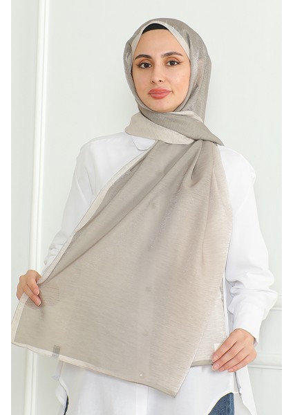 Karaca Degrade Pırıltı Şal 81059-09 Haki Bej