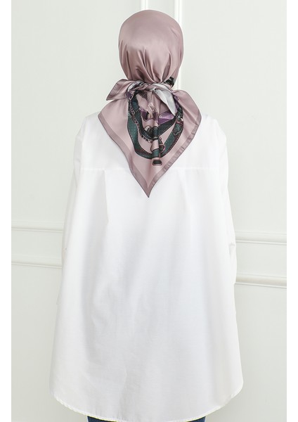 Karaca Rayon Eşarp 81054-13 Koyu Pudra
