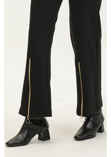 Fermuarlı Pantolon 2003-01 Siyah modelleri