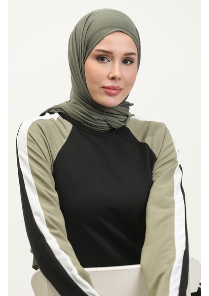 Ikili Eşofman Takım 23044-02 Siyah Haki modelleri