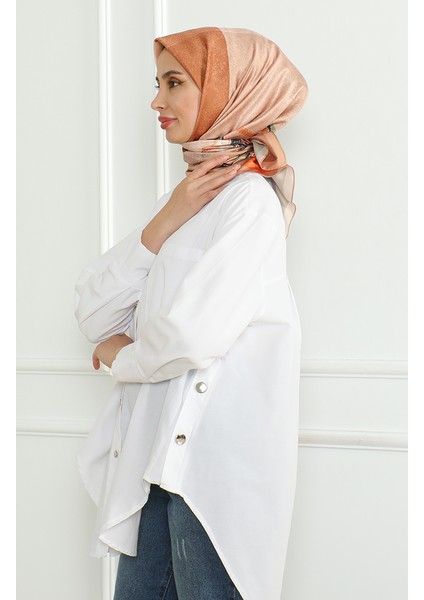 Karaca Rayon Eşarp 81054-05 Soğan Kabuğu