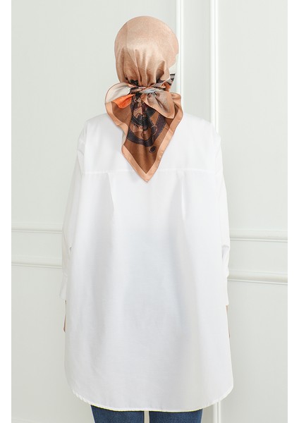 Karaca Rayon Eşarp 81054-05 Soğan Kabuğu