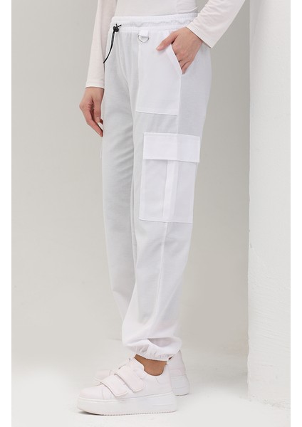 Kargo Pantolon 5103-11 Beyaz