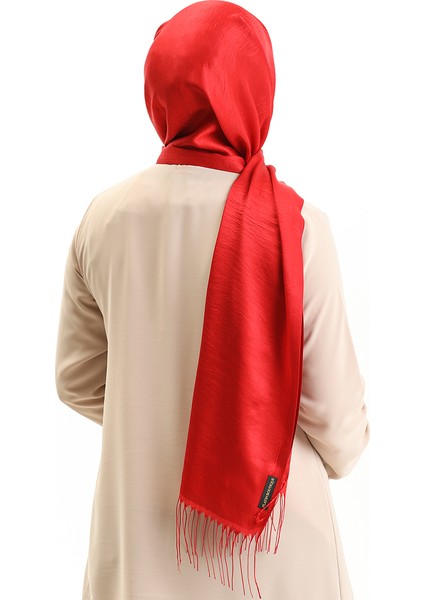 Abiye Parlak Şal 2006-15 Kırmızı