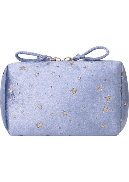 Yeni Kadife Kozmetik Çantası, Her Zaman Taşınabilir, Kadife Yıldız El Çantası, Kolay Taşınabilen Ruj Saklama Çantası (Yurt Dışından)