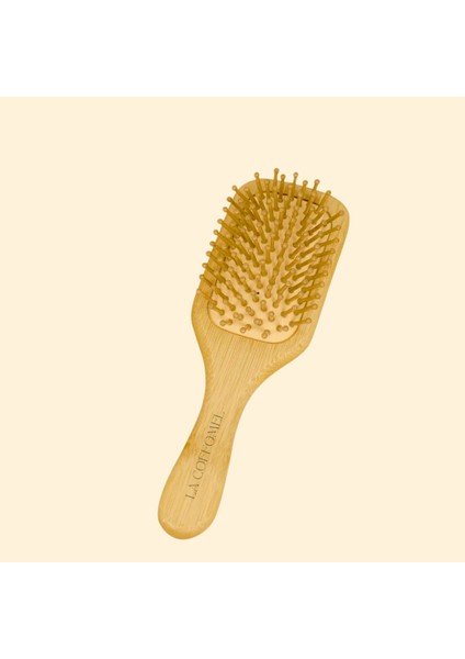 LACOFFOMEL Bambu Kırılma ve Elektriklenme Önleyici Saç Fırçası