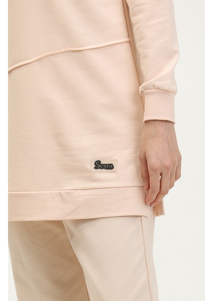 Iki Iplik Tunik Pantolon Ikili Takım 20029-02 Bej fırsatları