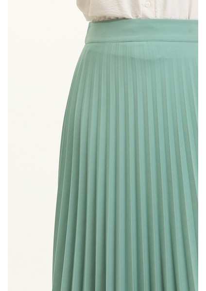 Piliseli Etek 2249-06 Su Yeşili modelleri