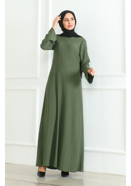 Bürümcük Kumaş Düz Spor Elbise 1003-04 Haki