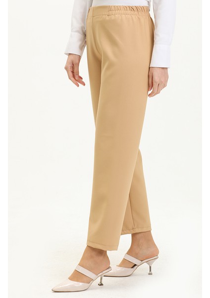 Beli Lastikli Pantolon 1983H-05 Camel