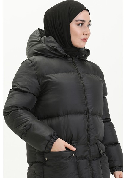 Jesicca Kumaş Dolum Şişme Mont 6053-01 Siyah fırsatları