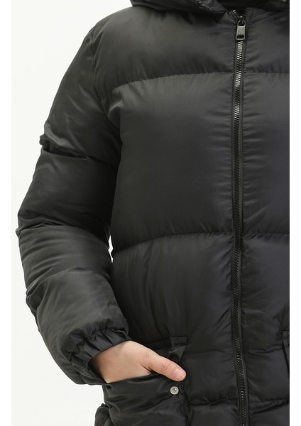 Jesicca Kumaş Dolum Şişme Mont 6053-01 Siyah indirimleri