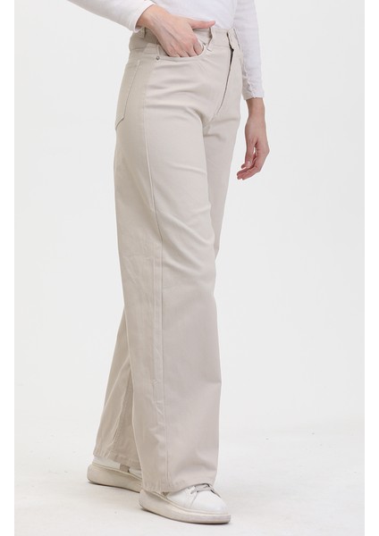 Plazzo Kot Pantolon 2727888-04 Taş