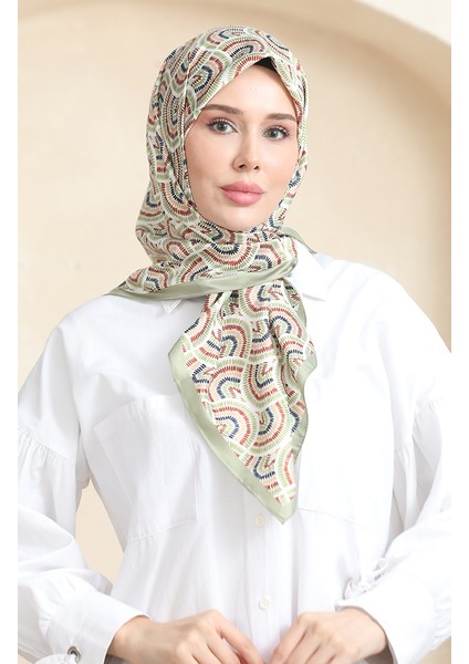 Karaca Rayon Eşarp 81072-13 Fıstık Yeşili Kiremit