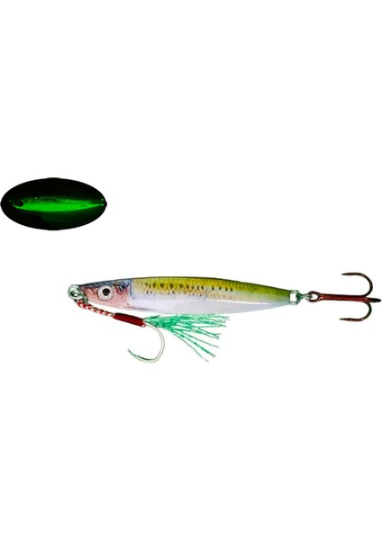 Sardalya 22G - Sahte Yem Kaşık Rapala -Levrek, Palamut, Lüfer, Çinekop, Turna Için En Iyi Glow Jig Yem fiyatları