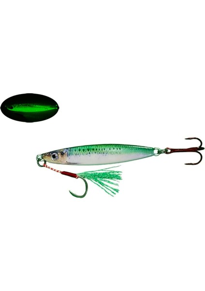Sardalya 22G - Sahte Yem Kaşık Rapala -Levrek, Palamut, Lüfer, Çinekop, Turna Için En Iyi Glow Jig Yem fiyatları