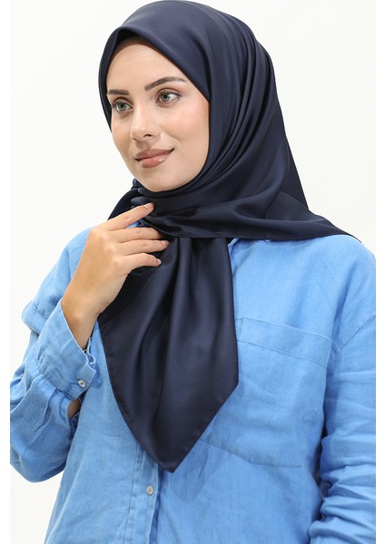 Düz Twill Eşarp Twll-01 Lacivert