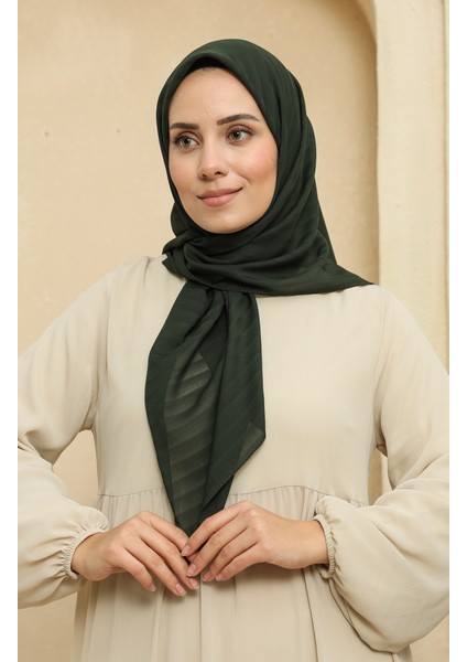 Şifon Eşarp 2015-18 Haki