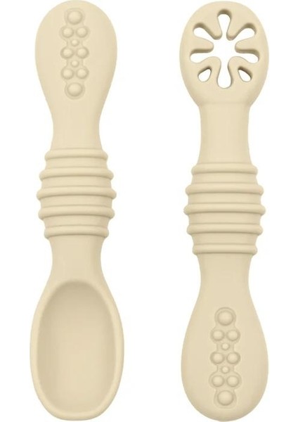 Besleme ve Yemek Kaşığı Seti Bpa Içermeyen Yapışkan Kaşık Çocuk Sofra Takımı Eğitimi (Yurt Dışından)