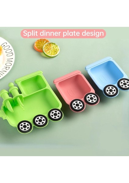 9 Parçalı Bebek Sofra Takımı, Çocuk Tabakları, Çatallar, Kaşıklar, Kaseler, Önlükler, Su Bardakları, Atıştırmalık Bardakları, Çizgi Film Treni Eğlence Temalı Hediyeler (Yurt Dışından) modelleri