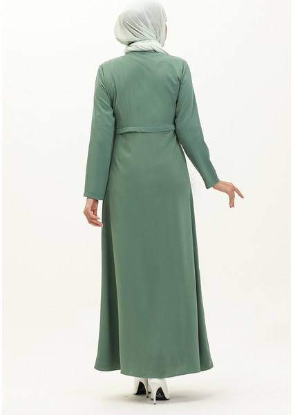 Pileli Ferace 4526-03 Çağla Yeşili indirimleri