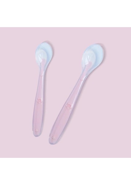 2 Paket Kaşık Öğrenme Kaşık Seti Yıldız Sofra Çocuk Yumuşak Besleme Eğitimi Bebek Yeniden Doğuş (Yurt Dışından)