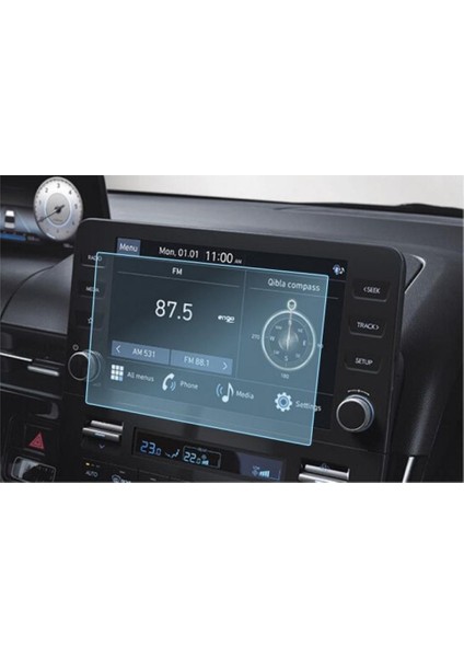 Hyundai Staria 8 Inç Multimedya Ekran Koruyucu 9h Nano Şeffaf