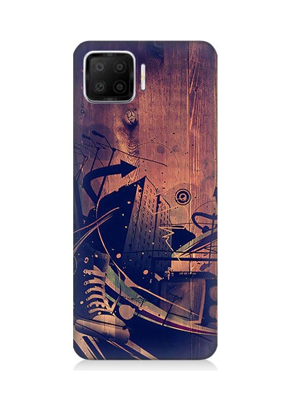 Oppo A73 Uyumlu Karanlık Tiyatro Desenli Silikon Kılıf