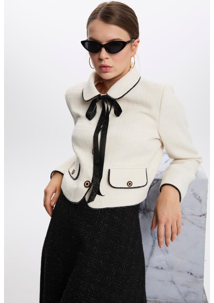 Tweed Desenli Ikili Takım