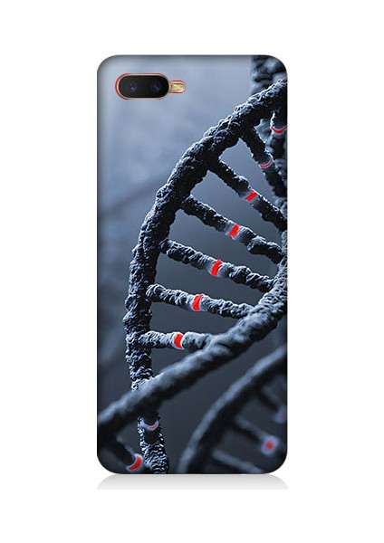 Oppo Rx 17 Neo Uyumlu Dna Sarmalı Desenli Silikon Kılıf
