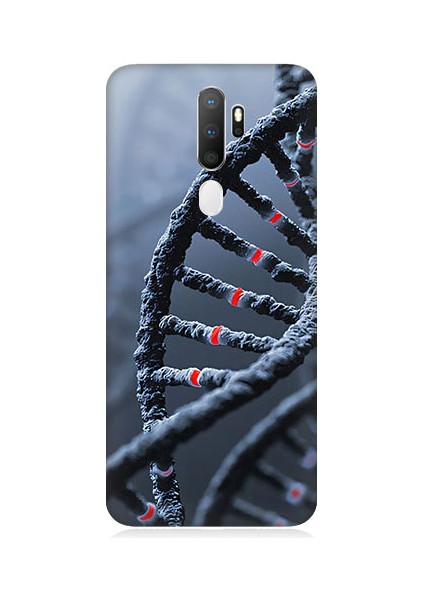 Oppo A9 2020 Uyumlu Dna Sarmalı Desenli Silikon Kılıf
