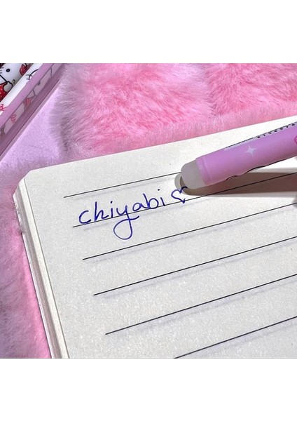 Sanrio Kuromi Hello Kitty Cinnamoroll My Melodi Melody Pompompurin Pochacco 12 Adet Silinebilir Jel Tükenmez Kalem Set Doğum Günü Hediye fırsatları