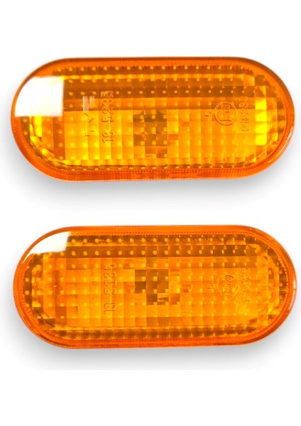 Vw Passat B5.5 2001-2002 Sağ Sol Çamurluk Sinyal Lambası Turuncu 2 Ad