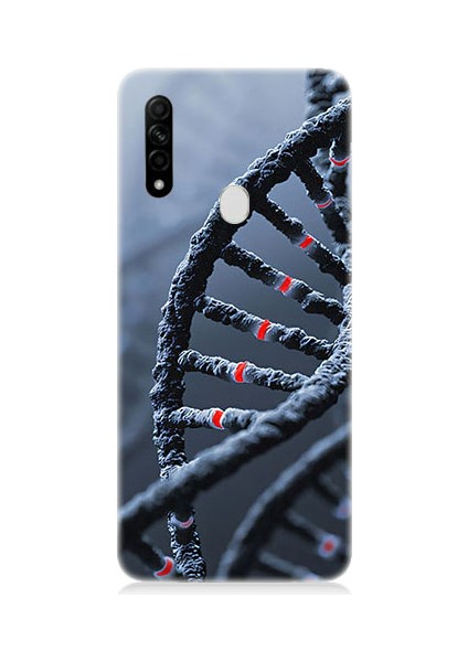 Oppo A31 Uyumlu Dna Sarmalı Desenli Silikon Kılıf