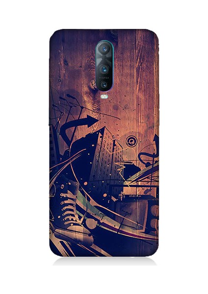 Oppo Rx 17 Pro Uyumlu Karanlık Tiyatro Desenli Silikon Kılıf