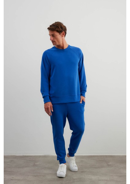 Erkek Soft Touch Reglan Kollu Sweatshirt Pantolon Takım