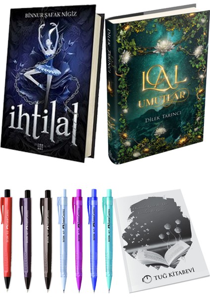 Lal Umutlar 1 Ciltli ve Ihtilal 1 Zelzele Ciltli Binnur Şafak Nigiz 2li Set + Hediyeli