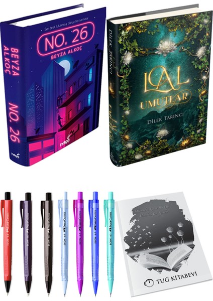 Lal Umutlar 1 Ciltli ve No. 26 Ciltli Beyza Alkoç 2'li Set + Hediyeli