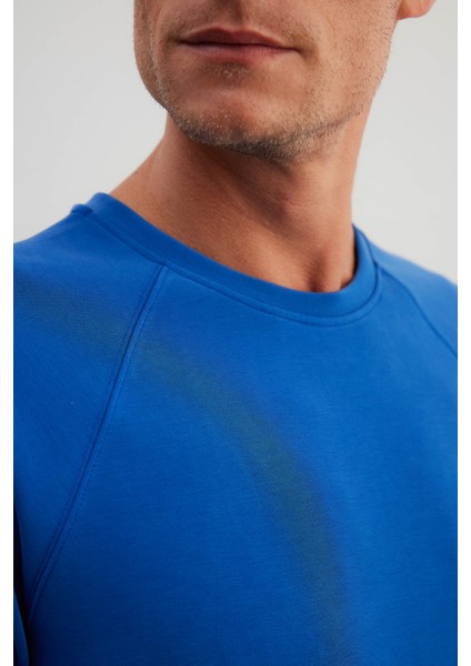 Erkek Soft Touch Reglan Kollu Sweatshirt