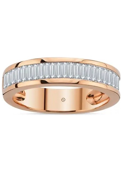 LUXURY COLLECTİON 0,82ct Yarımtur Yüzük