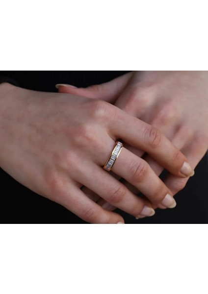 LUXURY COLLECTİON 0,82ct Yarımtur Yüzük modelleri