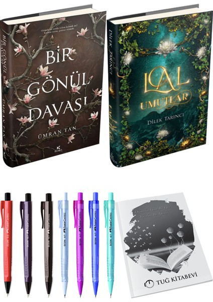 Lal Umutlar 1 Ciltli ve Bir Gönül Davası Ciltli Ümran Tan 2li Set + Hediyeli