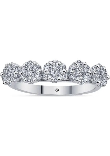 LUXURY COLLECTİON 0,77ct Tasarım Beştaş Yüzük
