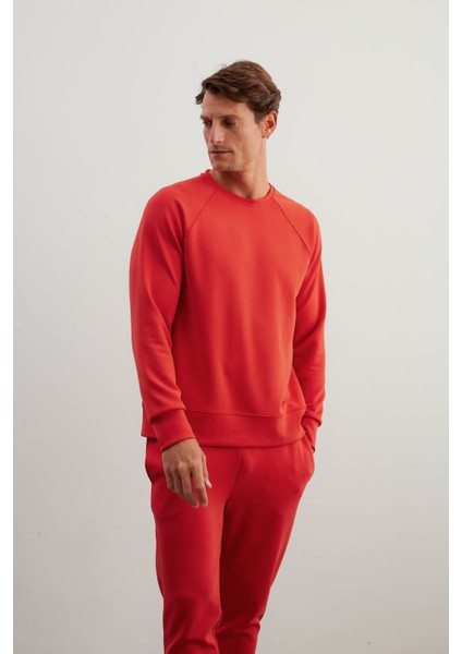 Erkek Soft Touch Reglan Kollu Sweatshirt